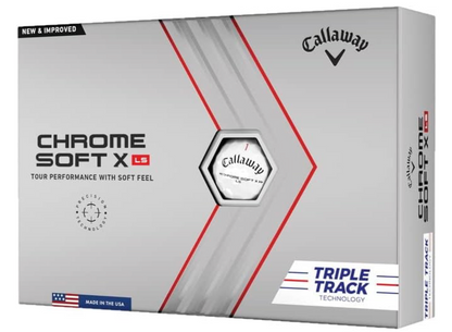 Callaway Chrome Soft X LS Triple Track 2022 - Blanco