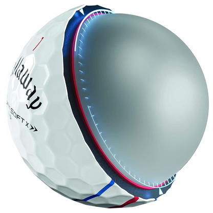 Callaway Chrome Soft X LS Triple Track 2022 - Blanco