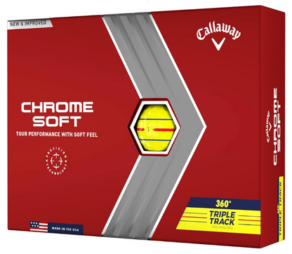 Callaway Chrome Soft 360 Triple Track 2022 - Blanco