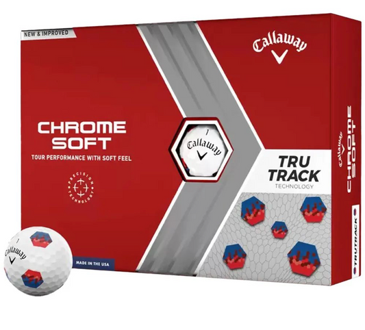 Callaway Chrome Soft TruTrack - Blanco/Rojo/Azul