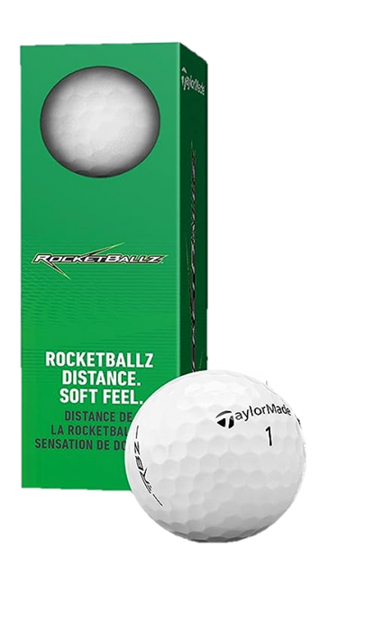 TaylorMade Rocketballz - Blanco - Caja x 3