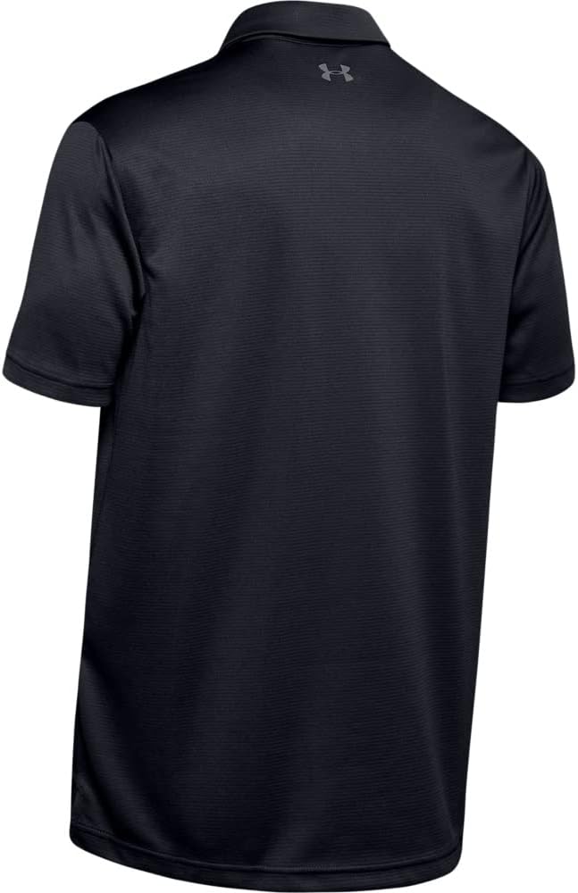 Under Armour Tech Golf Polo - Negro/Gris