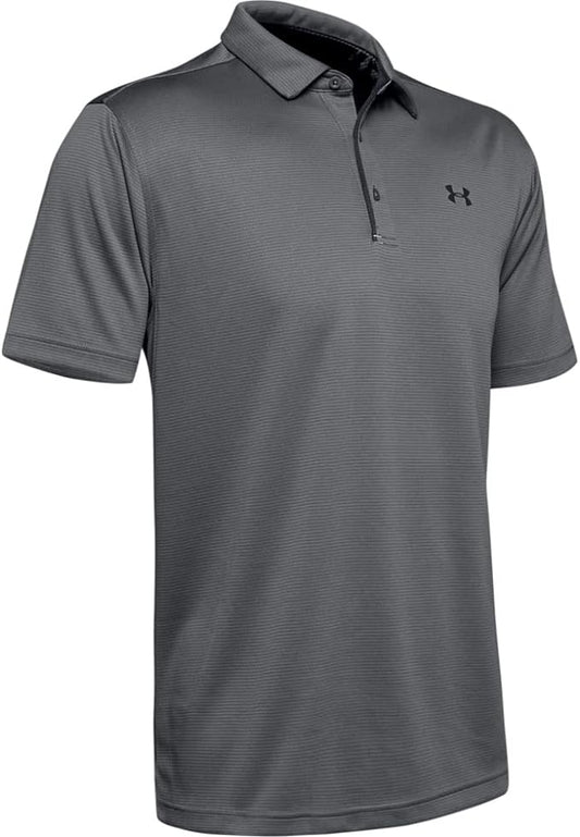 Under Armour Tech Golf Polo - Gris/Negro