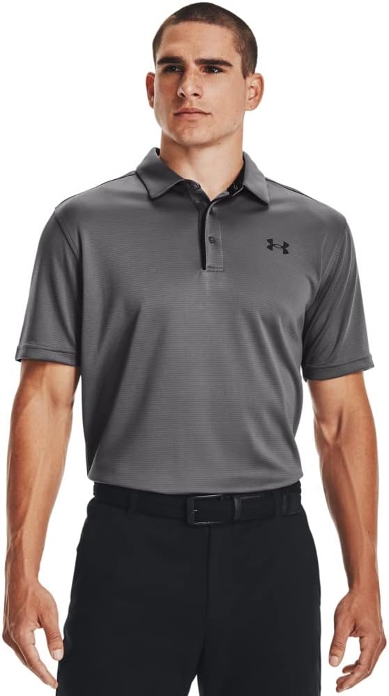 Under Armour Tech Golf Polo - Gris/Negro