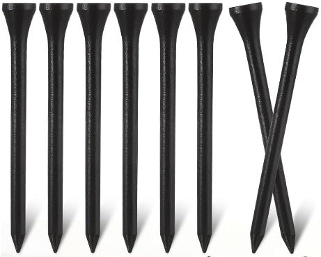 Tees - Bambú Golf Tees x 20 (8.3 cm altura) - Negro